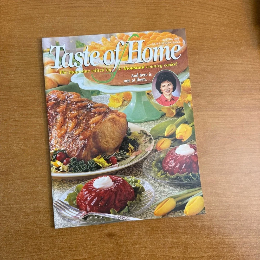 Taste of Home Cookbook with‎ Vibrant Yellow and Green Cover